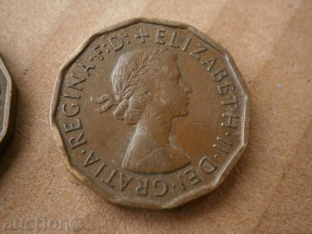 3 Pence - Elizabeth II 1955 1966 lot - 6 3 Pence - Elizabeth II 1955 1966 lot - 6