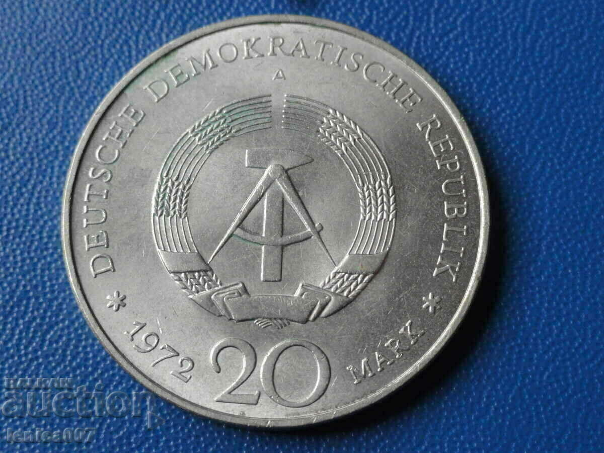 Delivery of Germany (GDR) 1972 - 20 Marks '' Wilhelm Pick ''