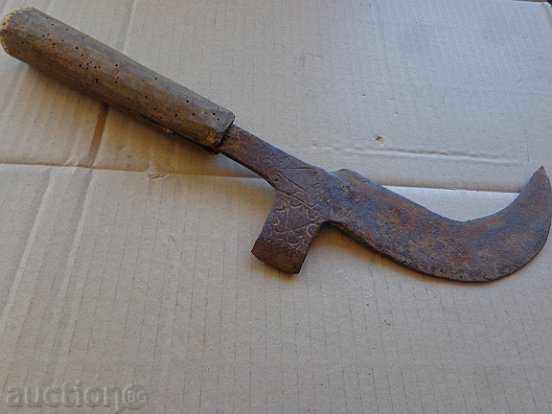 Auction Old instrument picker with engraved wrought iron blade Auction Old instrument picker with engraved wrought iron blade