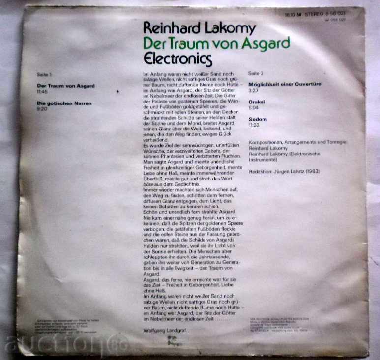 Auction REINHARD LAKOMI -DER TRAUM VON ASGART ELECTRONICS -AMICA DDR Auction REINHARD LAKOMI -DER TRAUM VON ASGART ELECTRONICS -AMICA DDR