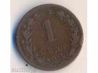 Холандия 1 цент 1878 година