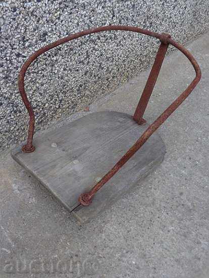 Old seat by cradle carousel toy