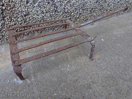 Old metal grill, wrought iron - 6 Old metal grill, wrought iron - 6