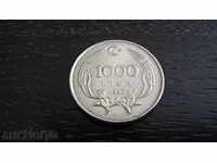 Coin - Turkey - 1000 pounds 1990