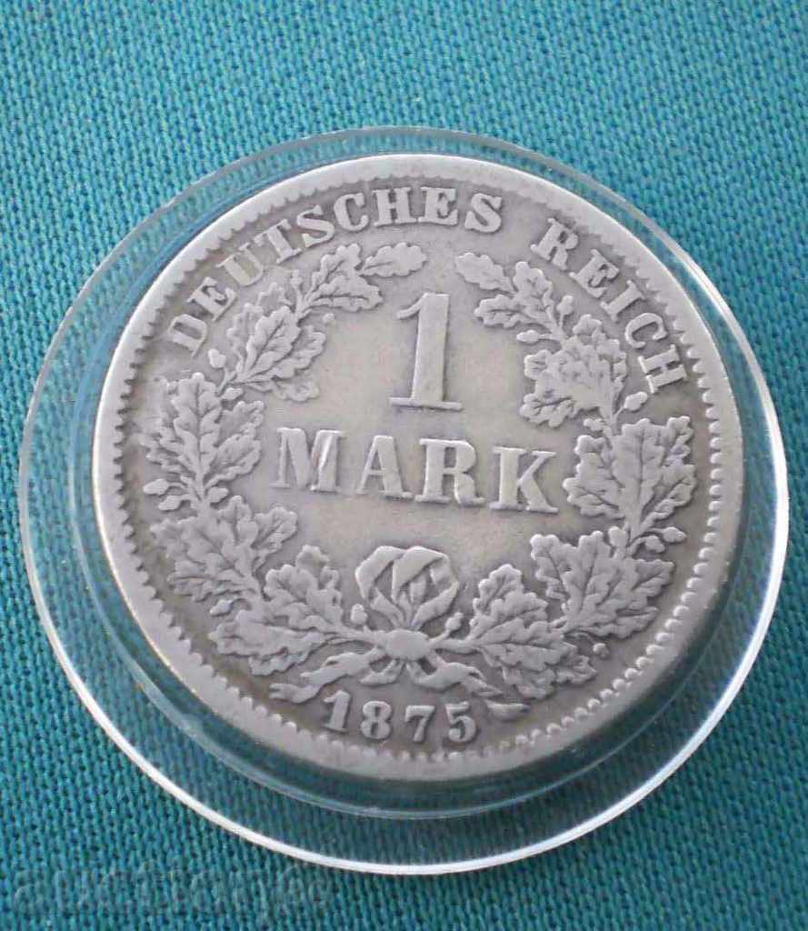 Germany Reich 1 Mark 1875 F