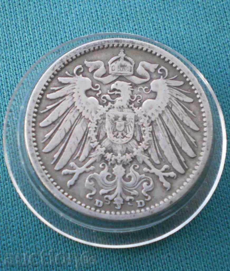 Germania Reich 1 Marka 1906 D cu preț € 9.20 | 17.99 BGN Germania Reich 1 Marka 1906 D cu preț € 9.20 | 17.99 BGN