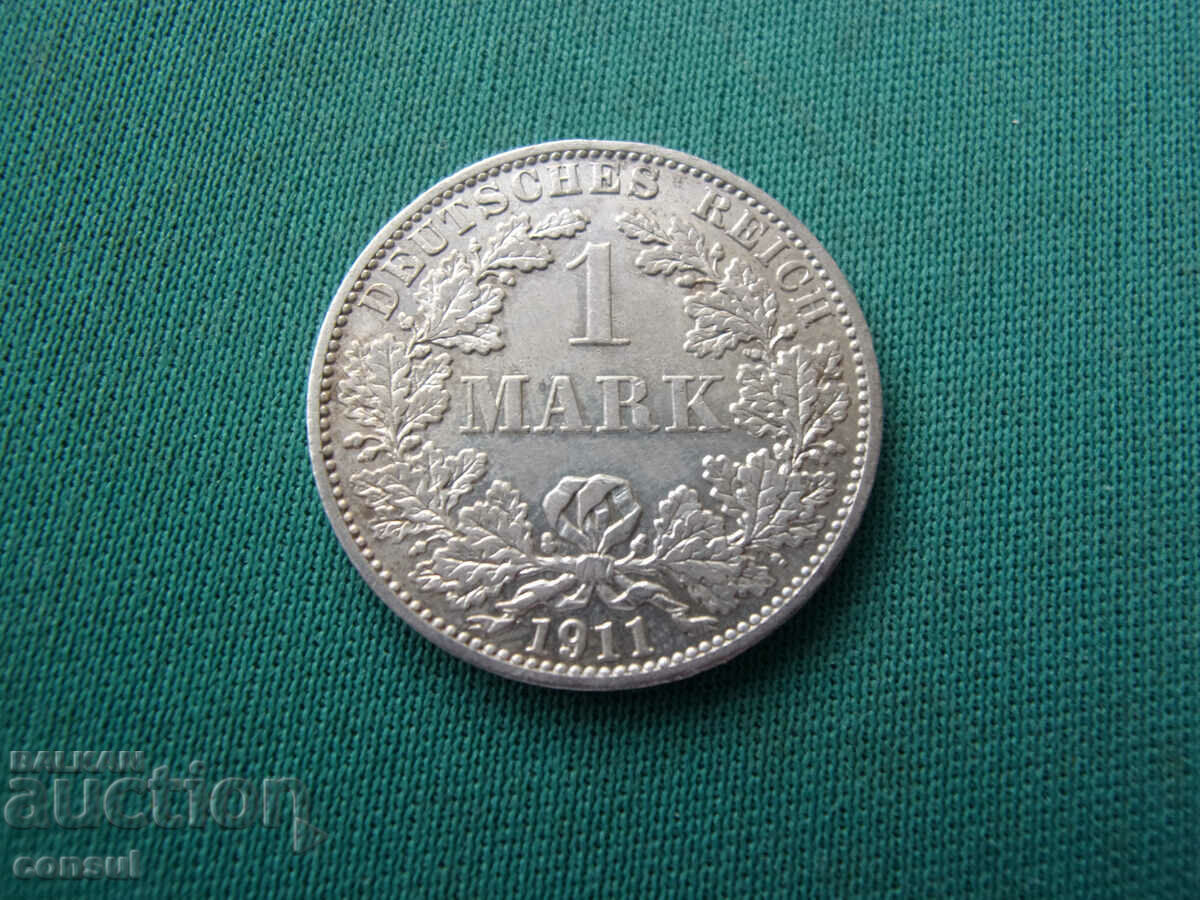 Germany Reich 1 Mark 1911 A