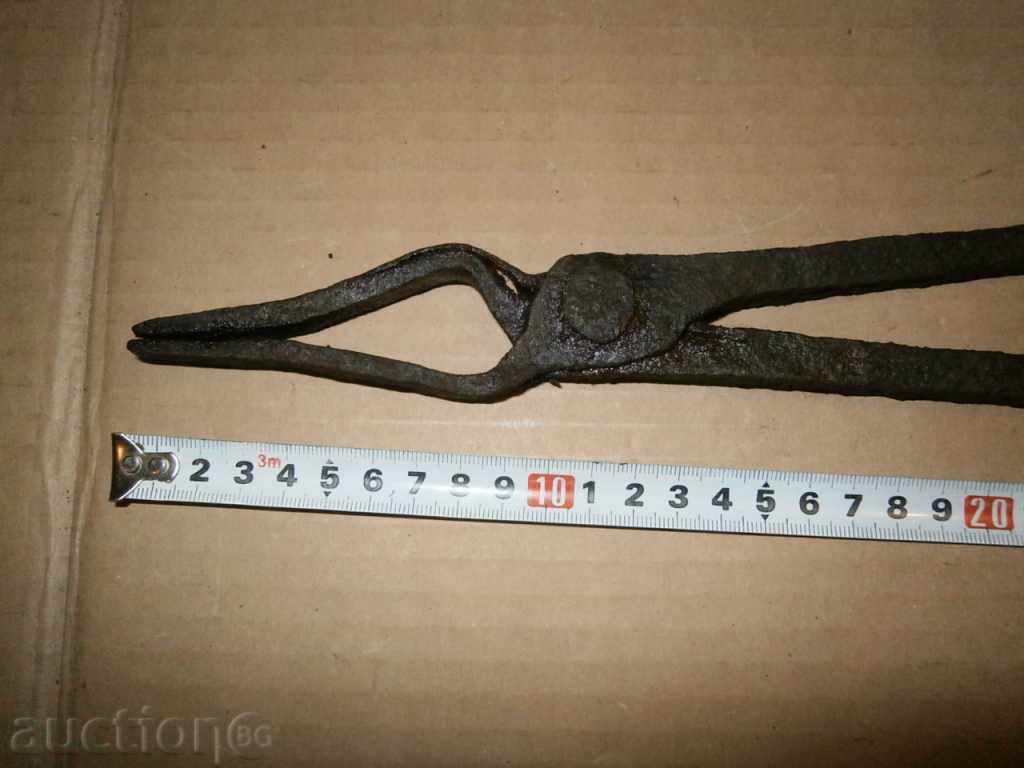 Delivery of antique blacksmith's tongs