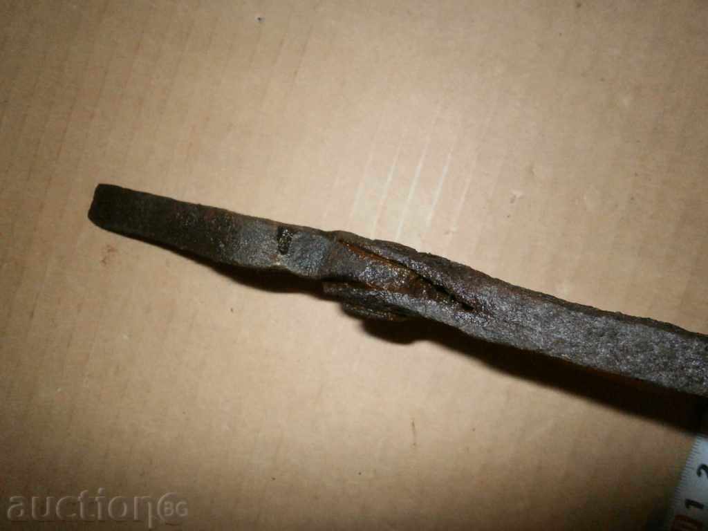 antique blacksmith's tongs - 6