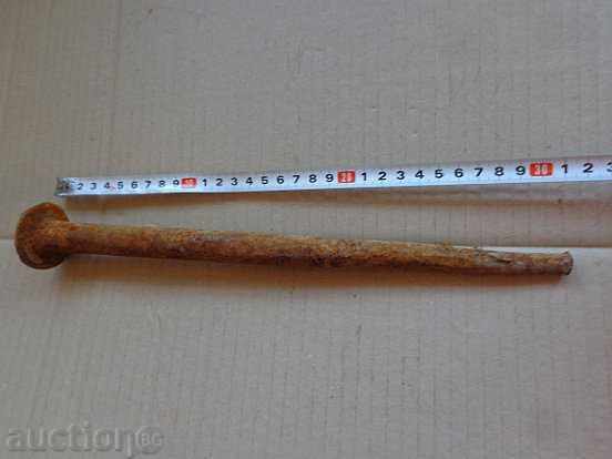 Old forged wagon for donkey wrought iron wedge big nail with price 37.00 BGN | € 18.92 Old forged wagon for donkey wrought iron wedge big nail with price 37.00 BGN | € 18.92