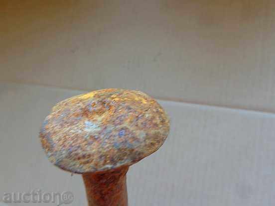 Delivery of Old forged wagon for donkey wrought iron wedge big nail Delivery of Old forged wagon for donkey wrought iron wedge big nail