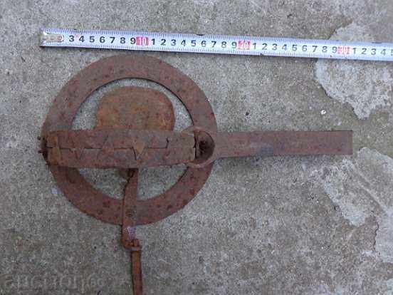 Old forged trap, wrought iron - 6 Old forged trap, wrought iron - 6