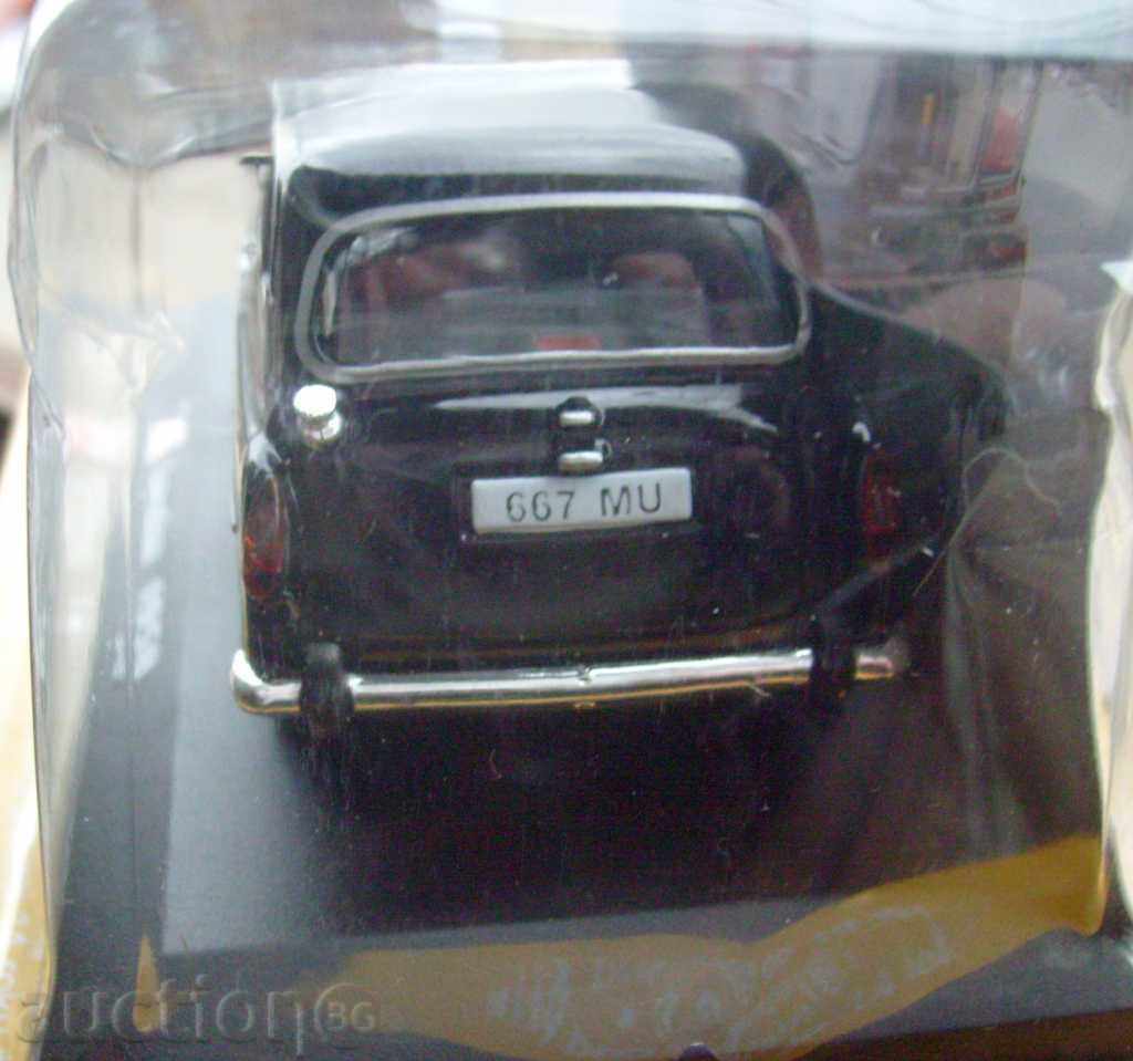 Delivery of Taxi London 1958 Austin FX 4 cart for collection M 1: 37 Delivery of Taxi London 1958 Austin FX 4 cart for collection M 1: 37