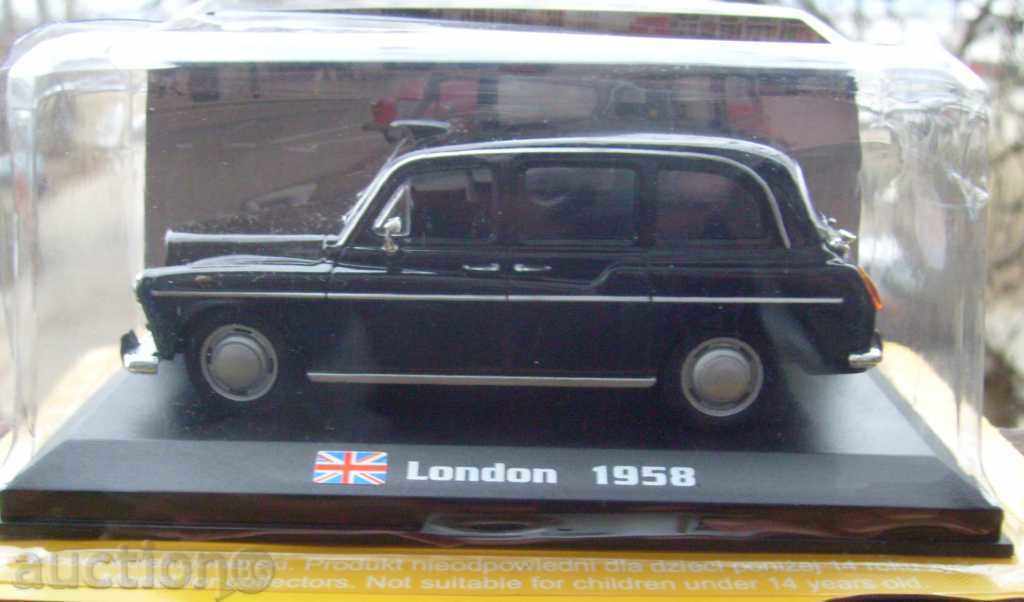 Taxi Londra 1958 Austin FX de colectare 4 cărucior 1: 37