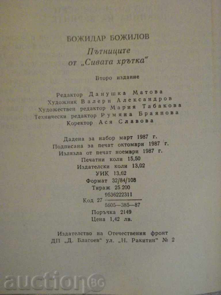 Book "The Birds of the Gray Hound-Bozhidar Bozhilov" -248 p. - 6