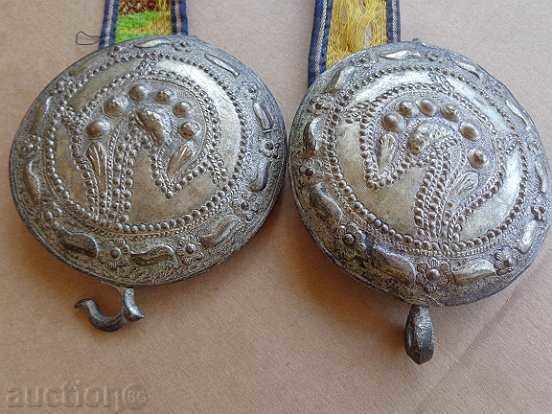 Delivery of Renaissance silver bangs with belt, silver, buckle Delivery of Renaissance silver bangs with belt, silver, buckle