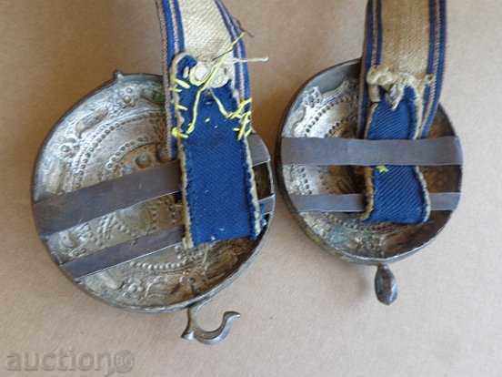 Renaissance silver bangs with belt, silver, buckle - 6 Renaissance silver bangs with belt, silver, buckle - 6