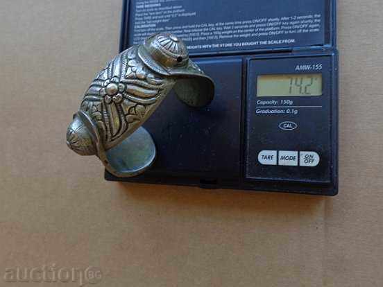 Αναγεννησιακό ασημένιο βραχιόλι σφεντόνας, κοσμήματα, ασημένια κοσμήματα - 7 Αναγεννησιακό ασημένιο βραχιόλι σφεντόνας, κοσμήματα, ασημένια κοσμήματα - 7