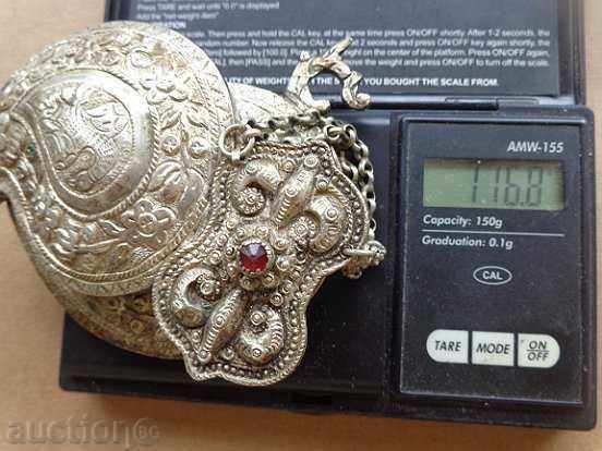 Renaissance hammered silver pafts, pafts, silver, jewelry - 6