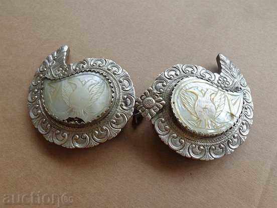 Auction Renaissance silver pafts with mother-of-pearl, pafta, silver Auction Renaissance silver pafts with mother-of-pearl, pafta, silver