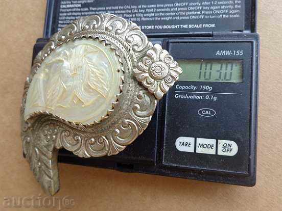 Renaissance silver pafts with mother-of-pearl, pafta, silver - 5 Renaissance silver pafts with mother-of-pearl, pafta, silver - 5