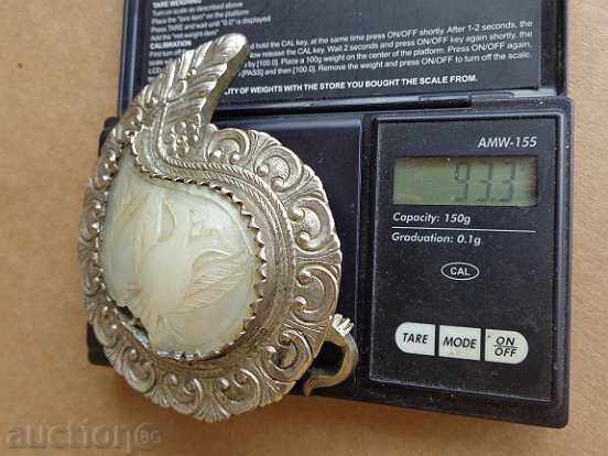 Renaissance silver pafts with mother-of-pearl, pafta, silver - 6 Renaissance silver pafts with mother-of-pearl, pafta, silver - 6