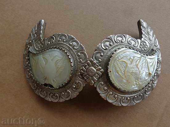 Renaissance silver pafts with mother-of-pearl, pafta, silver