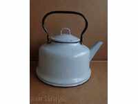 Επισμαλτωμένη τσαγιέρα από τη Σότσα, αγγείο με σμάλτο, ΕΣΣΔ