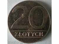 20 zlotys 1990 Poland