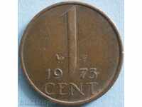 Netherlands 1 cent 1973