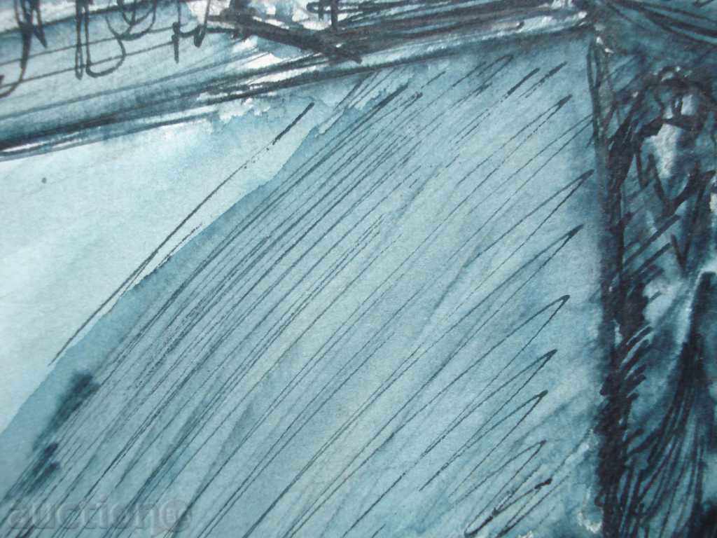 730 Nikola Maslarov Interior Court Hall Watercolor P34 / 47cm with price 20.00 BGN | € 10.23 730 Nikola Maslarov Interior Court Hall Watercolor P34 / 47cm with price 20.00 BGN | € 10.23