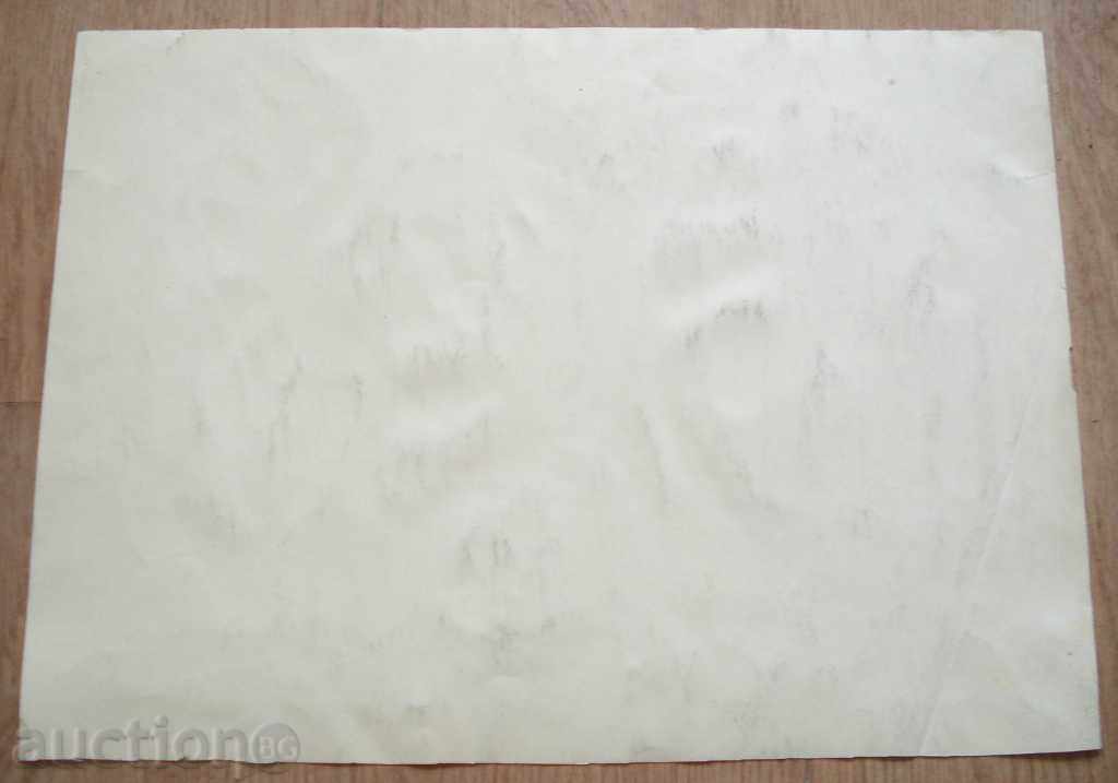 Delivery of 730 Nikola Maslarov Interior Court Hall Watercolor P34 / 47cm Delivery of 730 Nikola Maslarov Interior Court Hall Watercolor P34 / 47cm