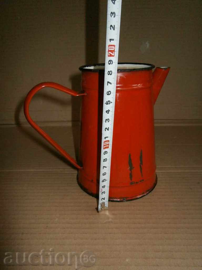 старинна емайлирана кана за кафе 40те винтидж ретро - 7 старинна емайлирана кана за кафе 40те винтидж ретро - 7