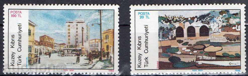 1984-86. Cyprus - Turkish. Pictures. with price 1.00 BGN | € 0.51 1984-86. Cyprus - Turkish. Pictures. with price 1.00 BGN | € 0.51