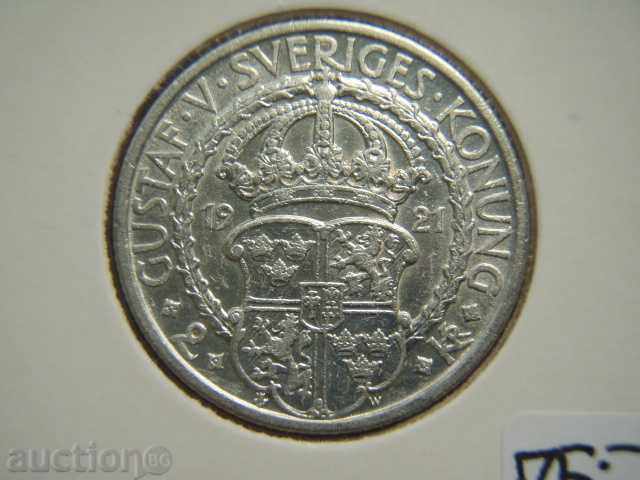2 Kronor 1921 Sweden / 2 крони Швеция - AU с цена 79.89 лв. | € 40.85 2 Kronor 1921 Sweden / 2 крони Швеция - AU с цена 79.89 лв. | € 40.85