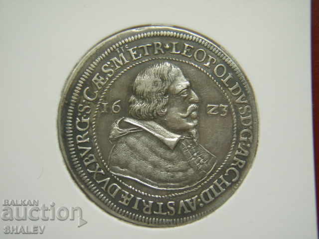 Auction  1 Thaler 1623 Austria (Leopold II) - VF/XF
