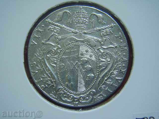 1 Scudo 1818 Vatican (Papal States) - VF+ with price 689.89 BGN | € 352.74 1 Scudo 1818 Vatican (Papal States) - VF+ with price 689.89 BGN | € 352.74