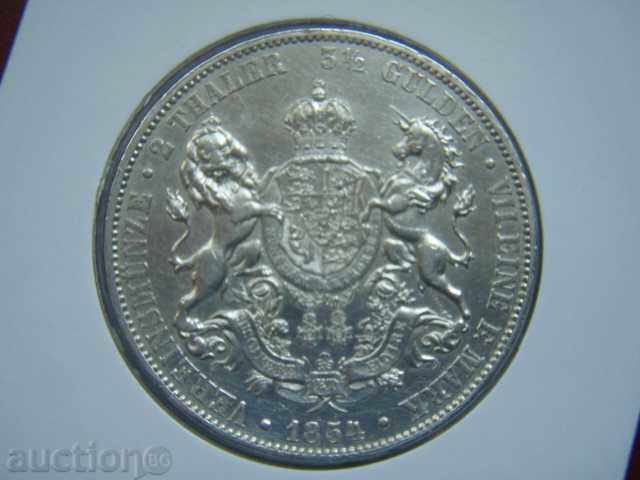2 Thaler (3 1/2 Gulden) 1854 Germania (Hannover) - AU