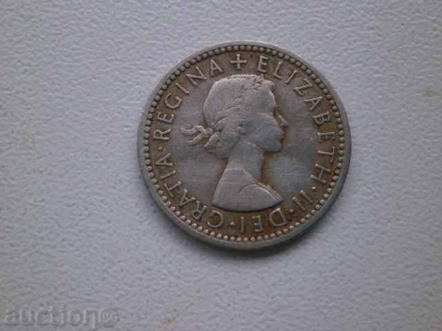 Great Britain - 6 pence, 1955 - 49L