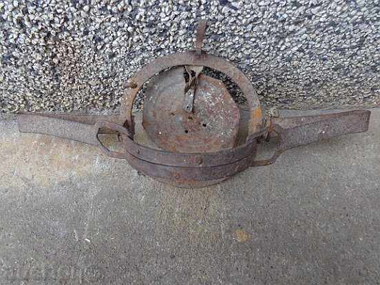 Old hand trap, wrought iron - 7 Old hand trap, wrought iron - 7