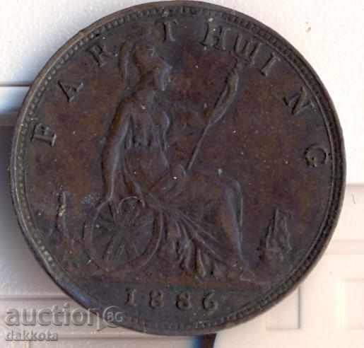 Great Britain Farthing 1886 Great Britain Farthing 1886