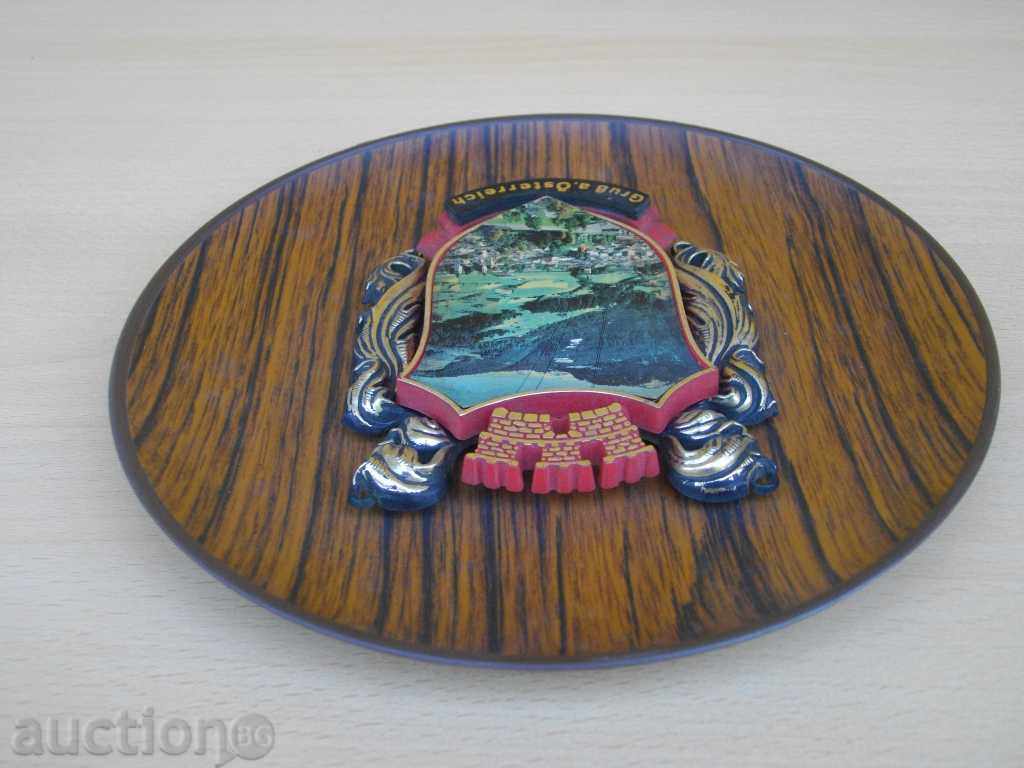 Souvenir dish German for wall of artificial material - 5 Souvenir dish German for wall of artificial material - 5