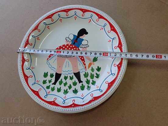 Porcelain wall plate, porcelain, Hungary, early 20th century with price 89.00 BGN | € 45.50