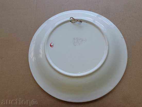 Auction  Porcelain wall plate, porcelain, Hungary, early 20th century
