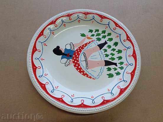 Porcelain wall plate, porcelain, Hungary, early 20th century - 7