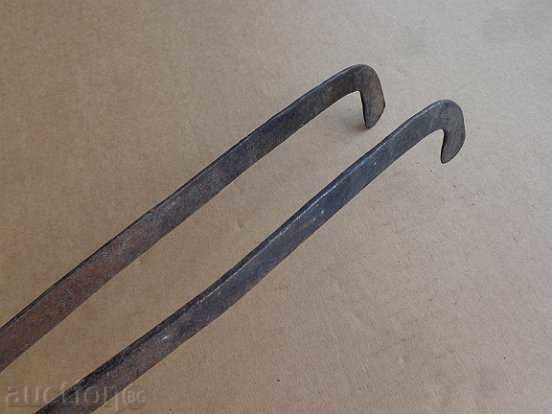 Old forged dilaf, mashine, wrought iron, chain - 5