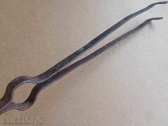 Old forged dilaf, mashine, wrought iron, chain - 7