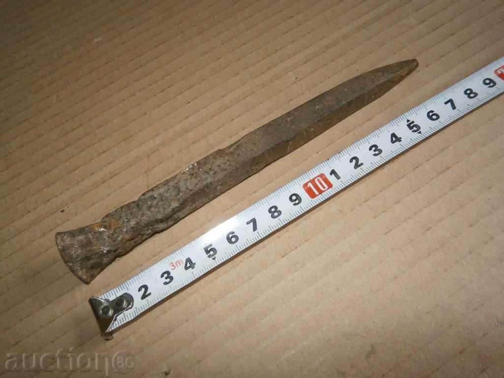 old forged nail with price 35.00 BGN | € 17.90 old forged nail with price 35.00 BGN | € 17.90
