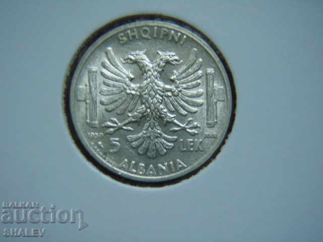 Δημοπρασία 5 Lek 1939 Αλβανία (1) /Albania/ - AU