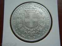 5 Lire 1852 Italia (Sardinia) - VF+